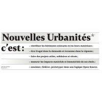 Nouvelles urbanités logo - Similar company to Cité Anthropocène