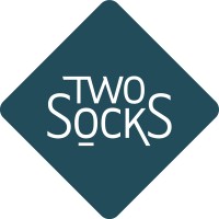 TWO SOCKS logo - Similar company to Buddy Socks