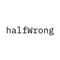 Halfwrong logo - Similar company to Studioa+