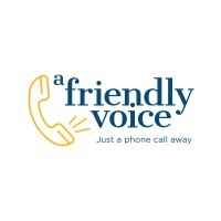 A Friendly Voice logo - Similar company to Friendly Voices - Phone Buddies For Seniors