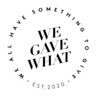WeGaveWhat logo - Similar company to Upcyclednyc