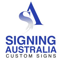 Signing Australia Custom Signs logo - Similar company to Kurrajong Kitchen