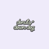 Donuts + Down Dog logo - Similar company to Glaze Donuts
