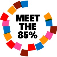 Meet the 85% logo - Similar company to Diverse Voices | Performing Arts In Education Charity