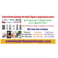 Central Florida Sameday Hot Water Heater Repair & Replacement Service logo - Similar company to Water Wise Plumbing, Backflow & Drains