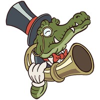 Deaf Crocodile logo - Similar company to Arbelos