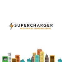 Supercharger EV logo - Similar company to Parkqwik