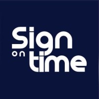 Sign on Time Ltd logo - Similar company to We Do Printing