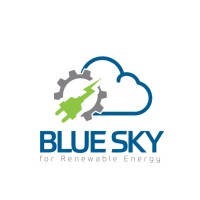Blue Sky for renewable energy logo - Similar company to Control Solar Est