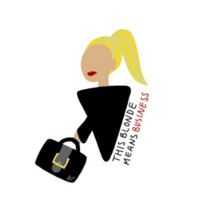 This Blonde Means Business logo - Similar company to Pixelsbymt™ | Global Design Studio