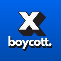Boycott X logo - Similar company to The #Nothanks Movement