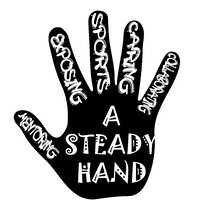 A Steady Hand logo - Similar company to Pegasus Creative Reuse