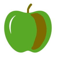 The Rotten Apple logo - Similar company to 30Bon | ۳۰بن