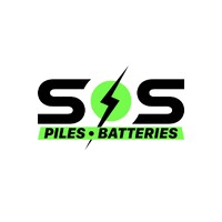 SOS Piles Batteries logo - Similar company to Batteries 76 / Batteries 27