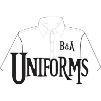B&A Uniforms logo - Similar company to Stitchgreen🌿