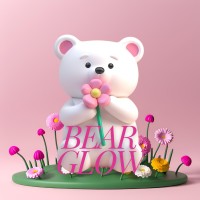 Glow Bear logo - Similar company to United Garments Sl