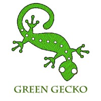 Green Gecko logo - Similar company to Bamboo Straw Girl