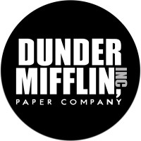 Dunder Mifflin Scranton logo - Similar company to Hooli
