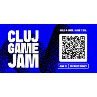 Cluj Game Jam 2025 logo - Similar company to Evocariera