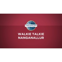 Walkie Talkie Nanganallur Toastmasters logo - Similar company to Tech Events Community
