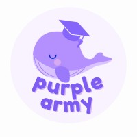 Purple Army logo - Similar company to Us Bts Army