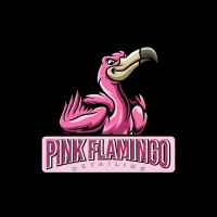 Pink Flamingo Detailing logo - Similar company to Gold Bug Interactive
