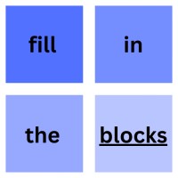Fill In The Blocks