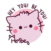 Pembe the Pink Cat logo - Similar company to Enjoy Gravity