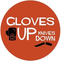 Gloves UP Knives DOWN logo - Similar company to Gloves Alberta