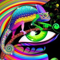 BluedarkArt TheChameleonArt logo - Similar company to Pubblicarrello.Com