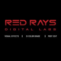 Red rays 3D logo - Similar company to Postwork Studio