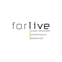 For Live | Audiovisuals | Event-interiors | Broadcast logo - Similar company to Creaplan Group