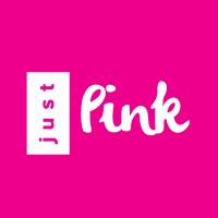 Just Pink logo - Similar company to Stikka Custom Signage Solutions