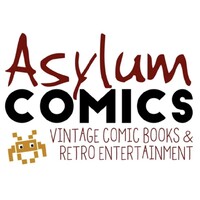 Asylum Comics logo - Similar company to Horror Stock