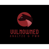 Vuln0wned logo - Similar company to Petir Cyber Security