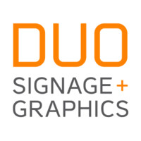 DUO│Signage + Graphics logo - Similar company to Coyle & Company Graphics