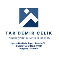 TAR DEMİR ÇELİK SAN. ve TİC. LTD. ŞTİ logo - Similar company to Vmt Bosphorus Demi̇r Çeli̇k İç Ve Diş Ti̇caret Danişmanlik Li̇mi̇ted Şi̇rketi̇