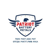 Patriot Battery Metals logo - Similar company to Frontier Lithium