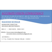 ACCURATE VISION CONSULTANCY