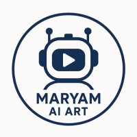 Maryam AI Art logo - Similar company to Aimade.Art - Nft Art Made By Ai