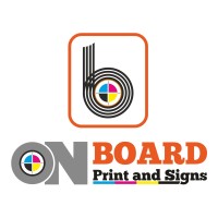 On Board Print and Signs