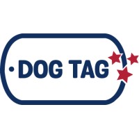 Dog Tag logo - Similar company to Nyu Veterans Future Lab