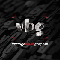 Vintage Black Graphix logo - Similar company to Thunder Graphics Inc.