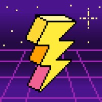 PixelBolt logo - Similar company to Spacecat Cards & Comics