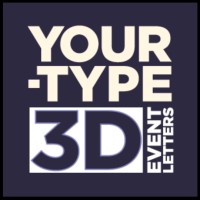 Your-Type 3D Event Letters