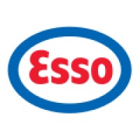 Esso Damory Garage, Budgens logo - Similar company to Utel