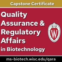 Quality Assurance & Regulatory Affairs in Biotechnology Certificate, UW-Madison logo - Similar company to Soft Revol