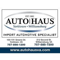 AUTO HAUS of Yorktown and Williamsburg, Virginia logo - Similar company to Auto-Geist