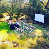 Backyard Movie Nights logo - Similar company to Movie Mutuals Inc.