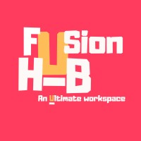 Fusion Hub - an ultimate workspace logo - Similar company to Heartin Tech